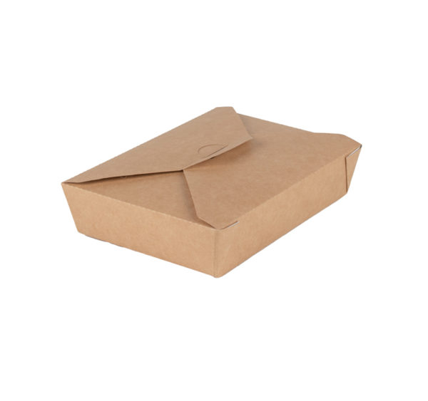 Kartonska kutija 600 ml 116x101x47 mm kraft/bela 50 kom
