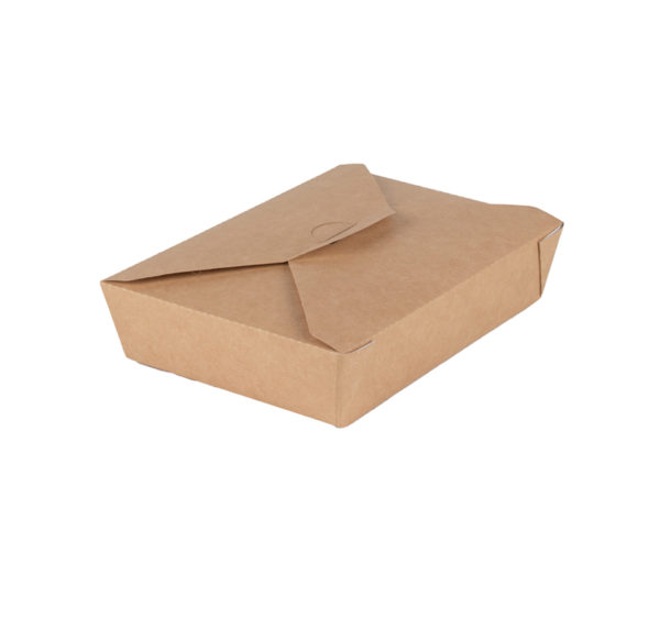 Kartonska kutija 600 ml 116x101x47 mm kraft/crno 50 kom
