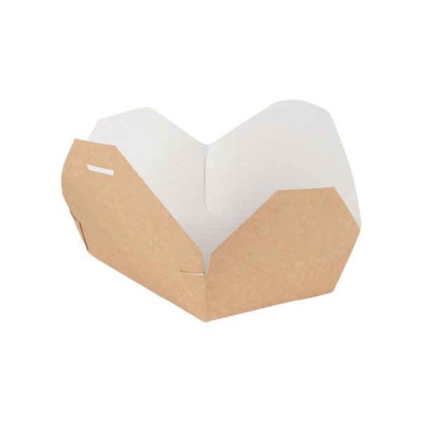 Kartonska kutija 950 ml 128x108x65 mm kraft/belo 50 kom