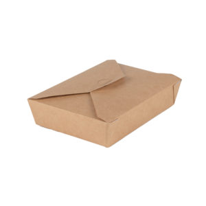 Kartonska kutija 950 ml 128x108x65 mm kraft/belo 50 kom