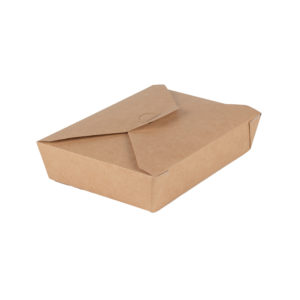 Kartonska kutija 950 ml 128x108x65 mm kraft/crno 50 kom