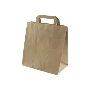 Papirna kesa sa plitkim ručkama 260x170x250 mm kraft