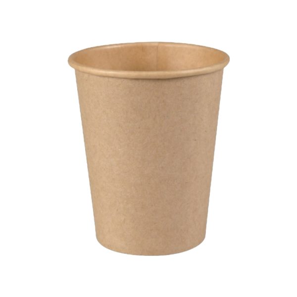 Čaša papirnata 1-sl 200 (250) ml d=80 mm kraft, 50 kom