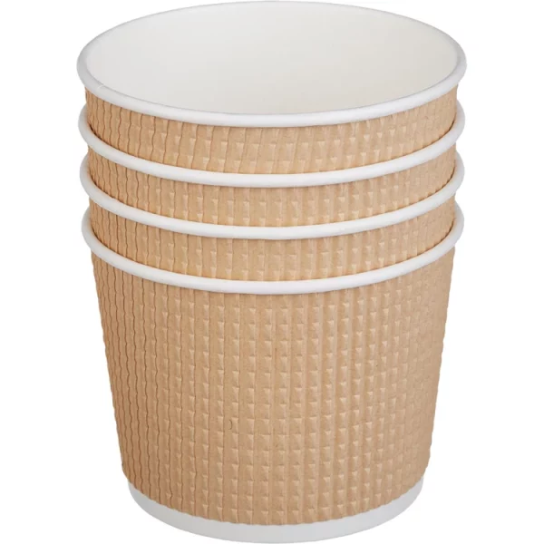 Kartonska kutija Tambien ECO 520 ml d=110 mm h=84,5 mm kraft za poklopcem 50 kom