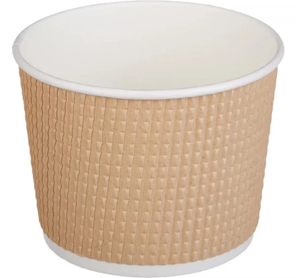 Kartonska kutija Tambien ECO 520 ml d=110 mm h=84,5 mm kraft za poklopcem 50 kom