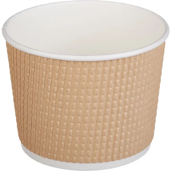 Kartonska kutija Tambien ECO 520 ml d=110 mm h=84,5 mm kraft za poklopcem 50 kom