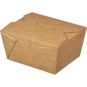 Kartonska kutija Take Away 900 ml 130x105x65 mm kraft 50 kom