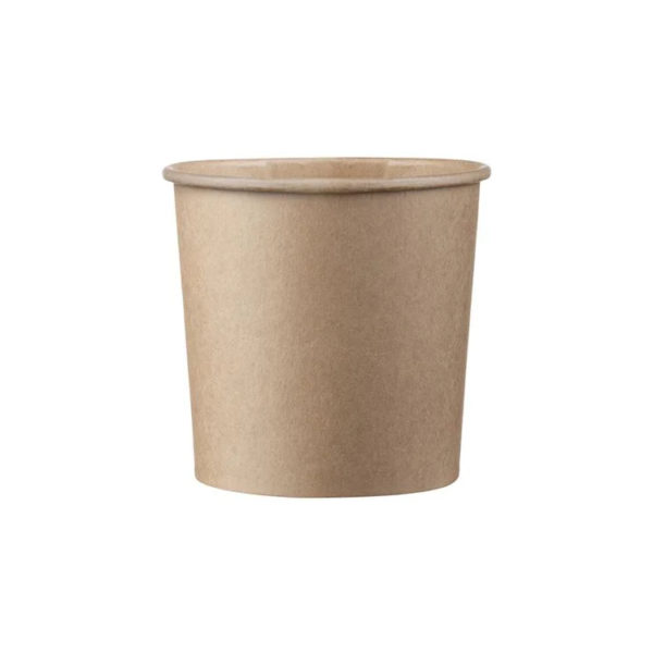 Kartonska posuda 340 ml d=90 mm h=85 mm kraft 50 kom/pak