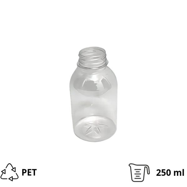 Flaša PET 0,25 litara d=38 mm [300 kom/pak]
