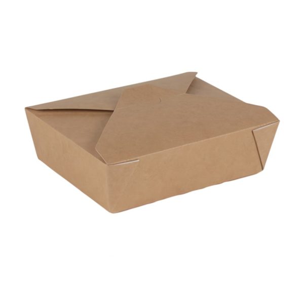 Kartonska kutija 1550 ml 172x138x65 mm kraft/bela 50 kom