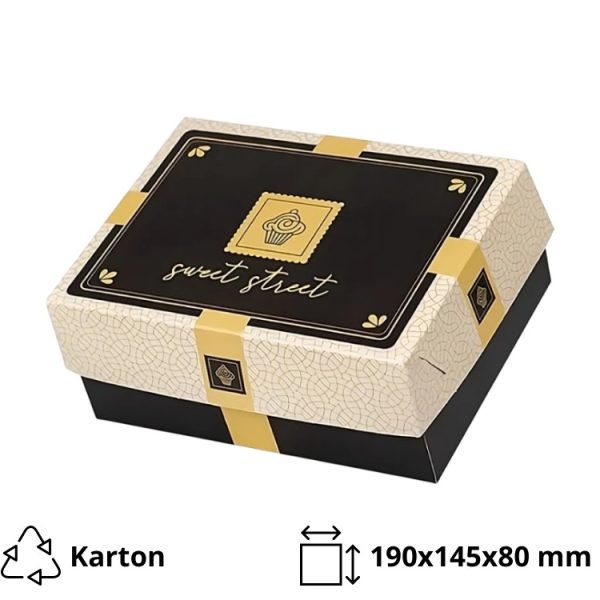 Kutija za kolači 19×14.5×8 cm [129 kom/pak]