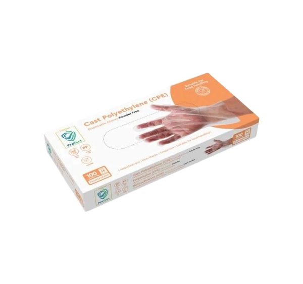Rukavice CPE bez pudera 100 kom/pak M
