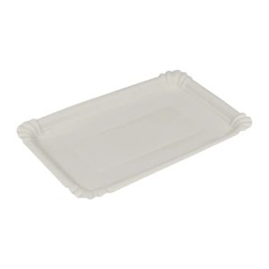 Papirni tanjir 130х200 mm bijeli laminiran 250 kom