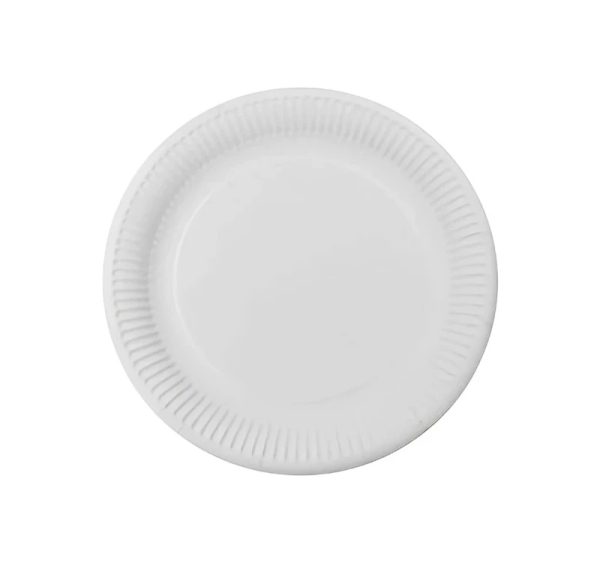Papirni tanjir d=180 mm bijeli laminiran 50 kom