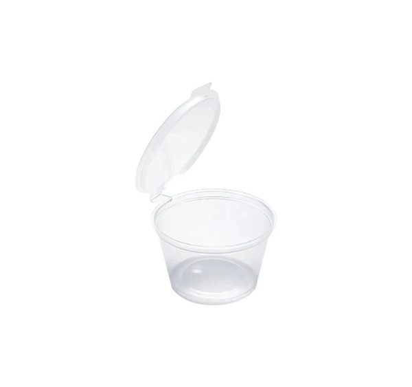 Posuda za sos sa poklopcem PP 50 (60) ml d=63 mm 50 kom