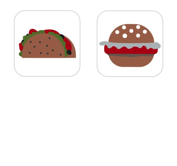 Kutija za hamburger 120x120x70 mm kraft 50 kom