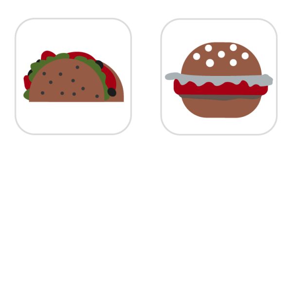 Kutija za hamburger 120x120x70 mm kraft 50 kom