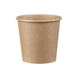 Čaša papirnata 1-sl 100 ml d=62 mm kraft SUP 50 kom