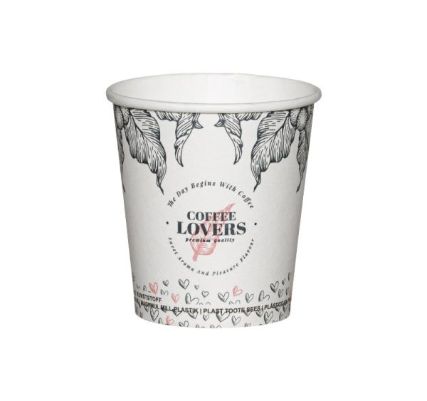 Čaša papirnata 1-sl 100 ml d=62 mm bela SUP 50 kom