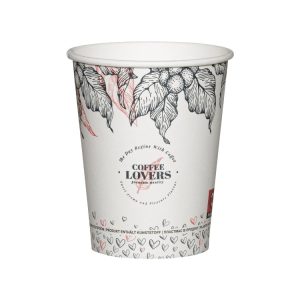 Čaša papirnata 1-sl 230 ml d=80 mm bela SUP 50 kom