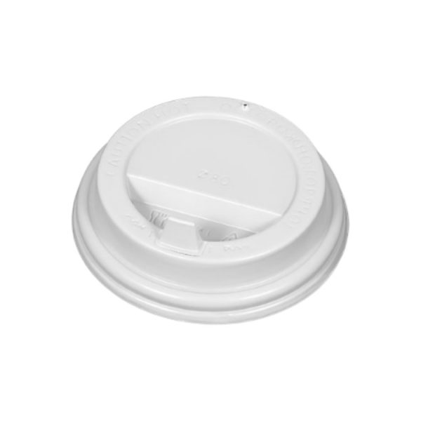 Poklopac sa jezičkom PS d=80 mm bela