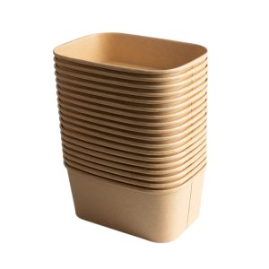 Papirnata posuda 1000 ml 170х120 mm kraft [300 kom/pak]