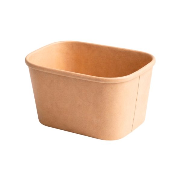 Papirnata posuda 1000 ml 170х120 mm kraft [300 kom/pak]