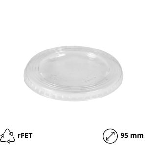 Poklopac bez rupe rPET d=95 mm 100 kom