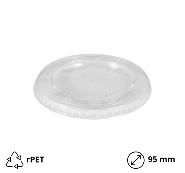 Poklopac bez rupe rPET d=95 mm 100 kom