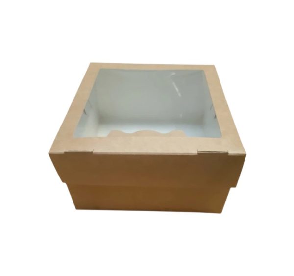 Pakovanje za muffine  sa prozorom EURO MUF 4 160x160x100 mm 25 kom/pak