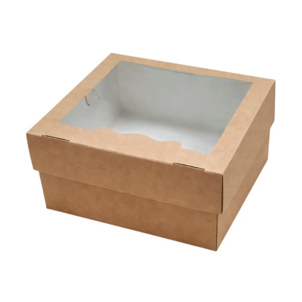 Pakovanje za muffine  sa prozorom EURO MUF 4 160x160x100 mm 25 kom/pak