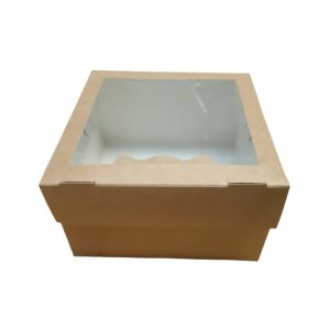 Pakovanje za muffine  sa prozorom EURO MUF 4 160x160x100 mm 25 kom/pak