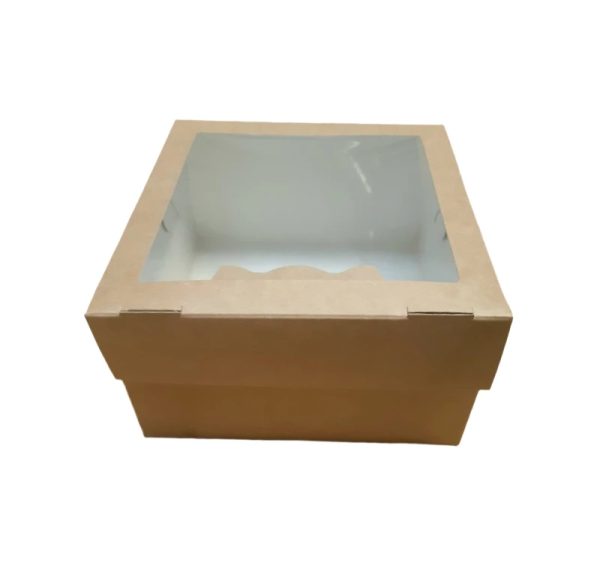 Pakovanje za muffine  sa prozorom EURO MUF 4 160x160x100 mm 25 kom/pak
