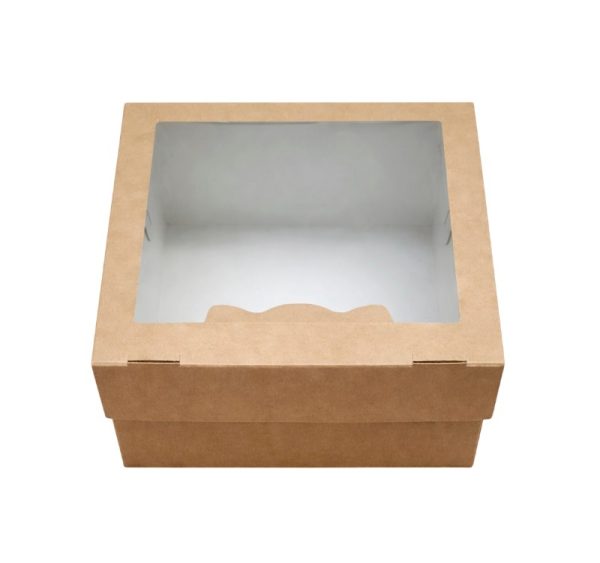 Pakovanje za muffine  sa prozorom EURO MUF 4 160x160x100 mm 25 kom/pak