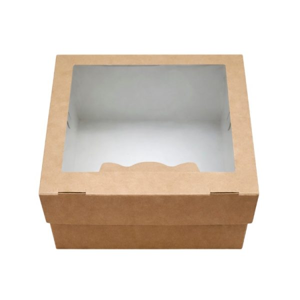 Pakovanje za muffine  sa prozorom EURO MUF 4 160x160x100 mm 25 kom/pak