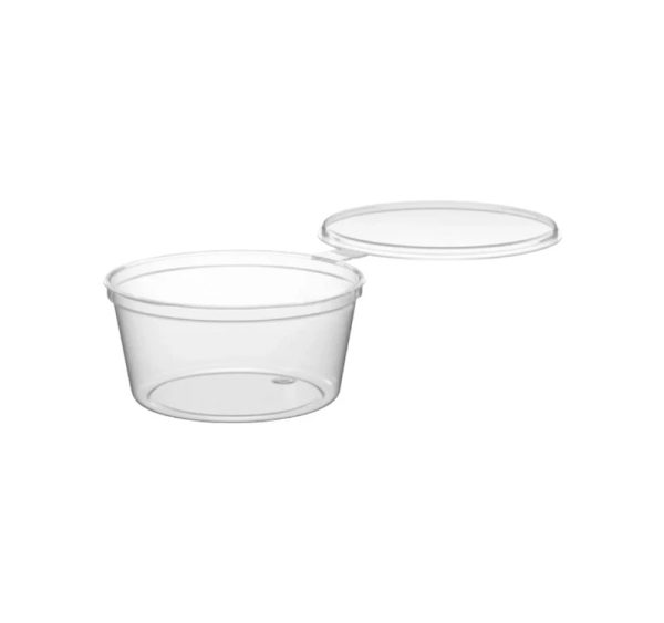 Posuda za sos sa poklopcem PP180 ml d=100  mm 50 kom