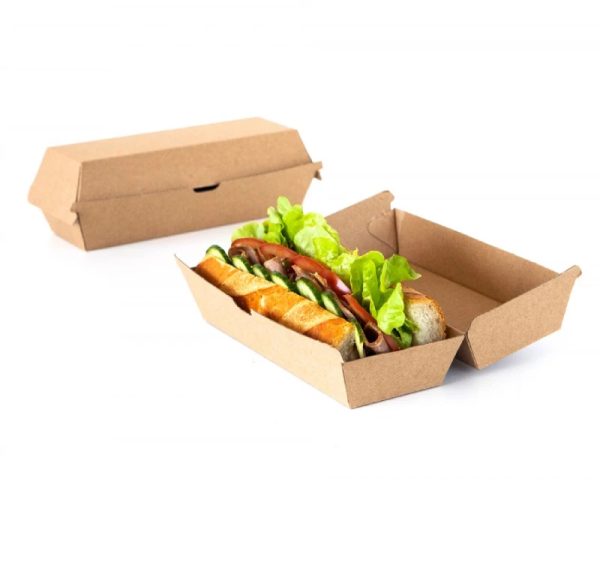 Kutija za fast food BIO 205х100х80 mm kraft 100 kom