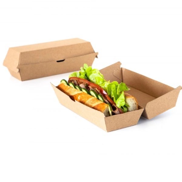 Kutija za fast food BIO 205х100х80 mm kraft 100 kom