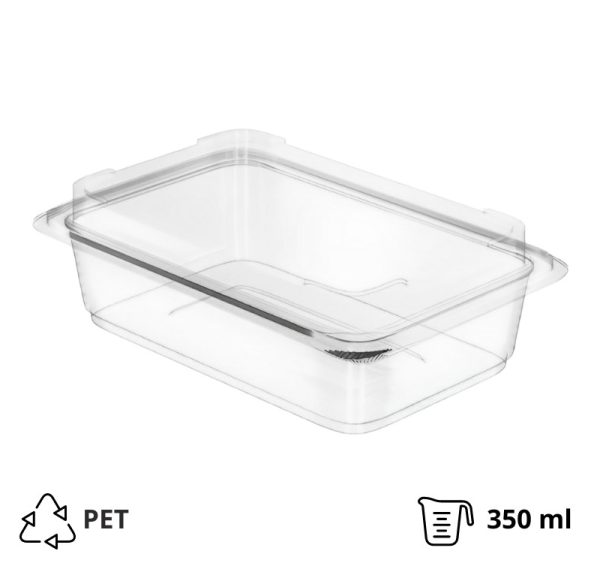 Posuda sa poklopcem PET 350 ml [360 kom/pak]