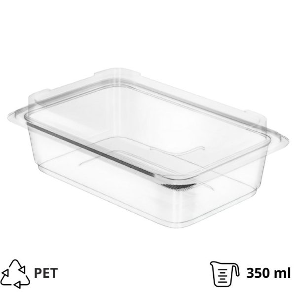 Posuda sa poklopcem PET 350 ml [360 kom/pak]