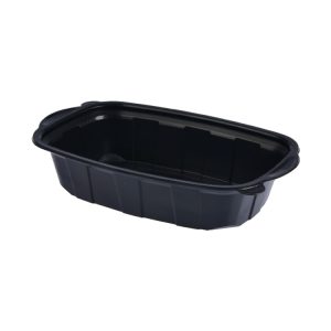 Posuda PP za toplu hranu 220х138х42 mm 500 ml crna [50 kom/pak]
