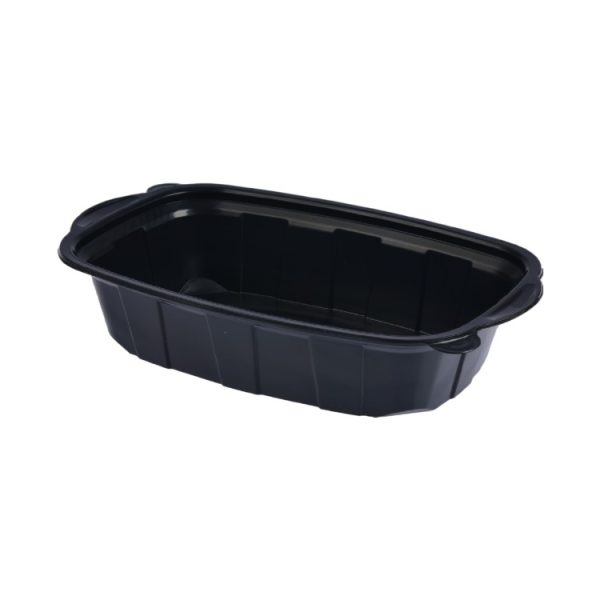 Posuda PP za toplu hranu 220х138х42 mm 500 ml crna [50 kom/pak]