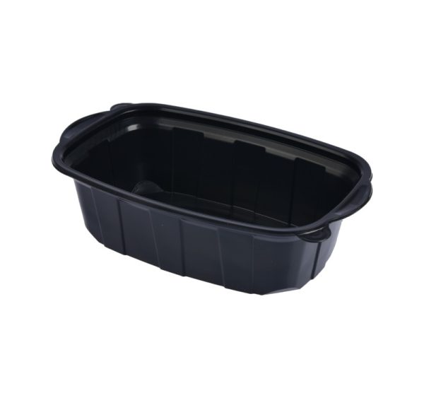 Posuda PP za toplu hranu 220х138х58 mm 750 ml crna [50 kom/pak]