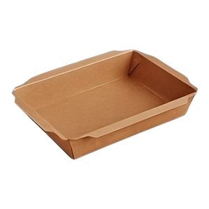 Papirnata posuda TUK TUK 750 ml 170x120x45 mm kraft/kraft 50 kom