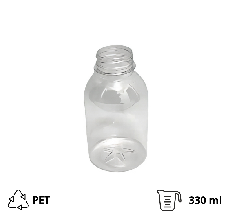 Flaša PET 0,33 litara d=38 mm [200 kom/pak]