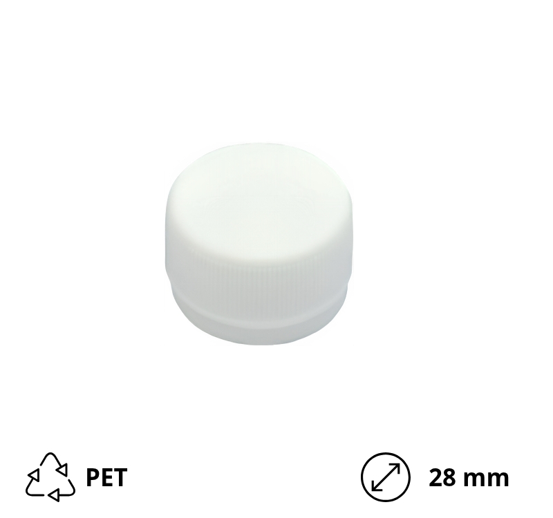 Flaša PET za sos 50 ml sa belim poklopcem d=28 mm, 200 kom