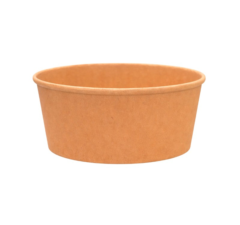 Papirnata posuda 500 ml d=145 mm h=54 mm, kraft 50 kom