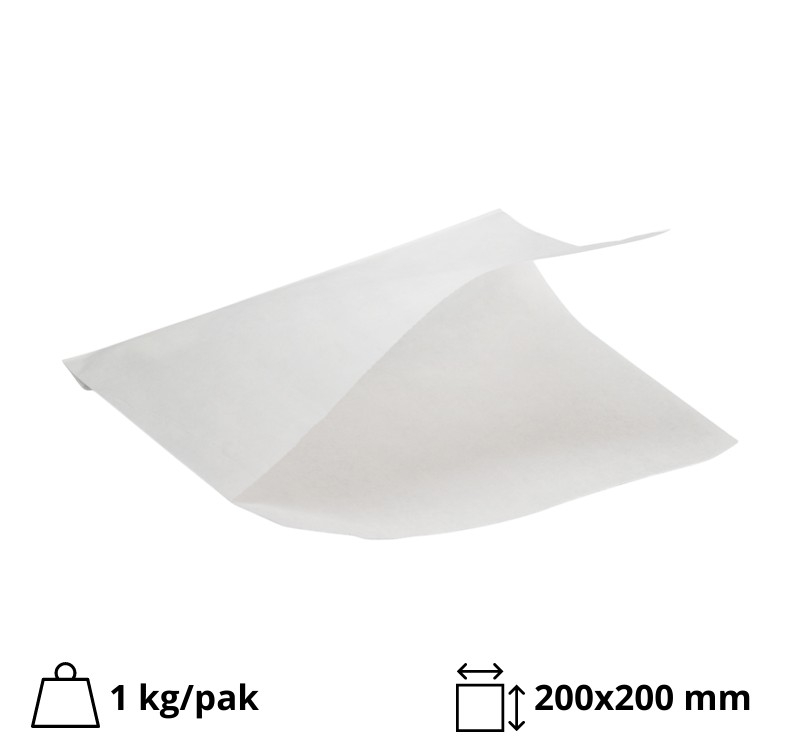Kesa za hamburgere bela 20х20 1 kg [10 kom/pak]