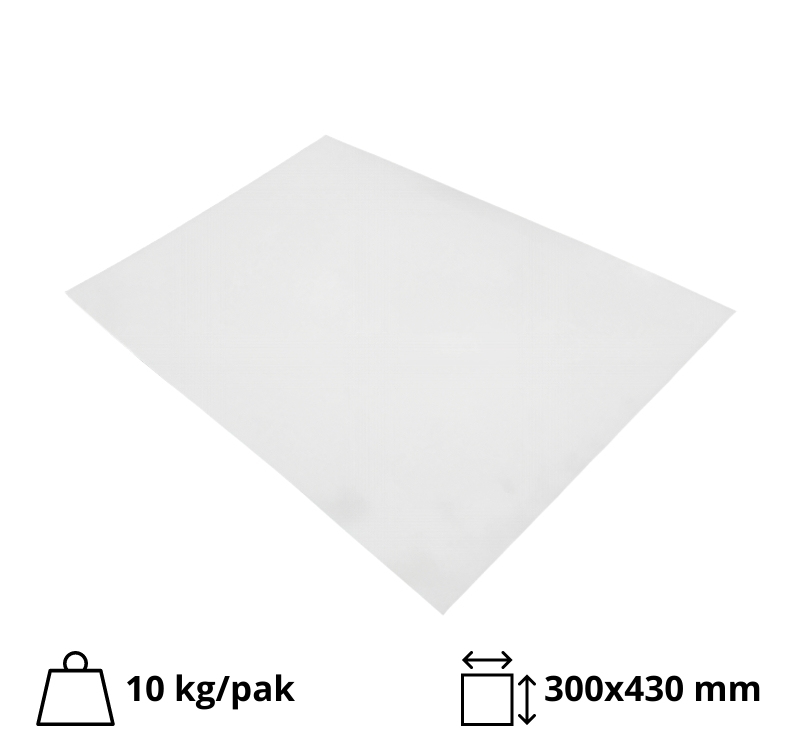 Papir beli pekarski 45 gr 30×43 10 kg