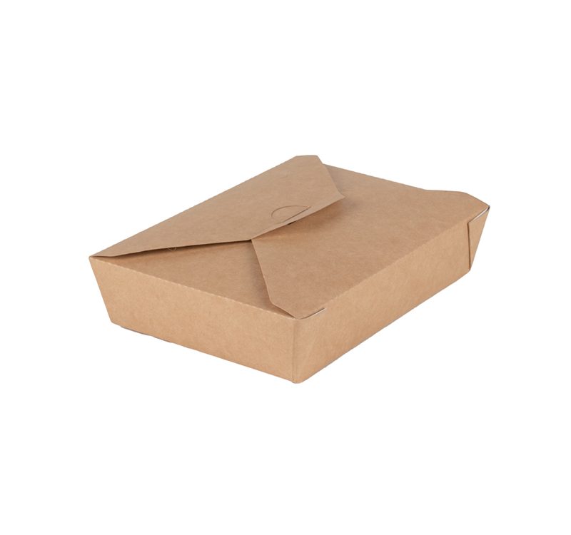 Kartonska kutija 950 ml 128x108x65 mm kraft/belo 50 kom